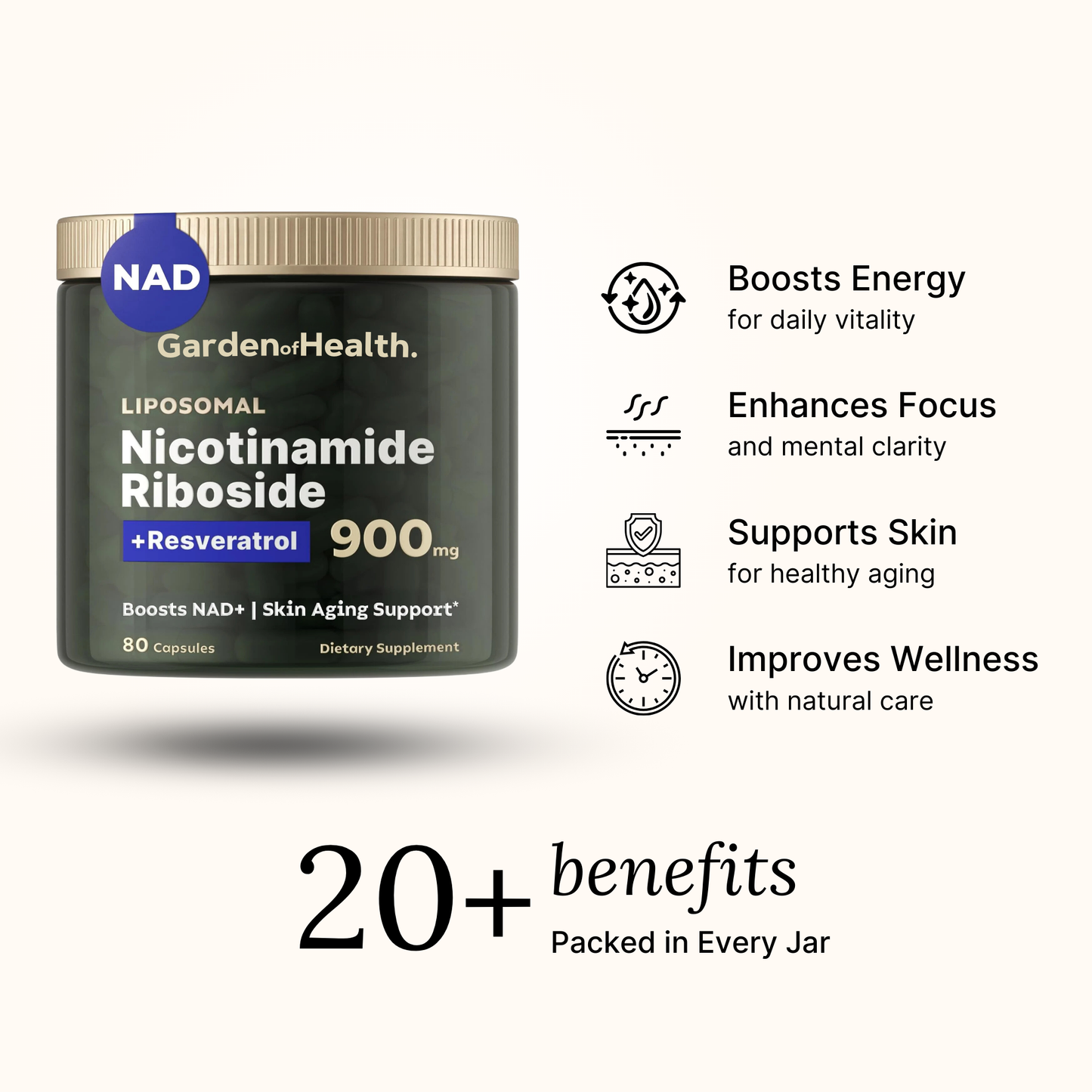 GOH | Energy & Focus NAD+ Capsules