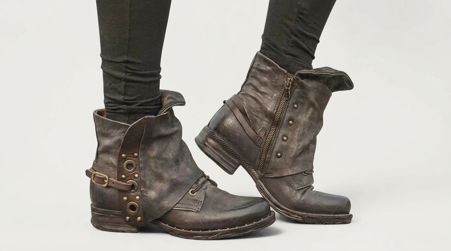 Willa | Women's Distressed Leather Ankle Boot