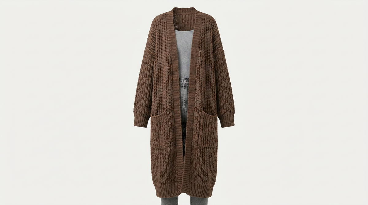 Rowena | Women's Oversized Long Knit Cardigan