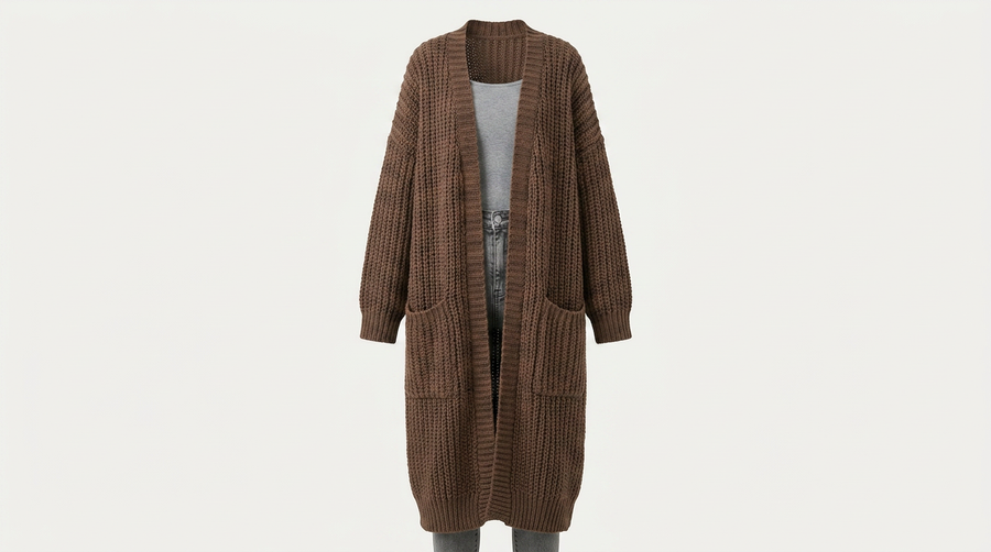 Rowena | Women's Oversized Long Knit Cardigan