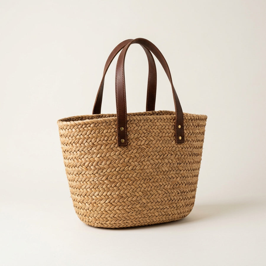 Sienna | Woven Straw Tote Bag