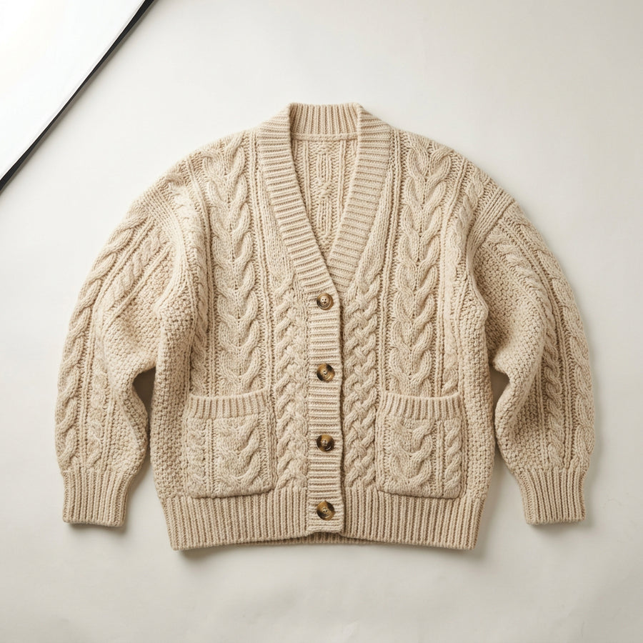 Vorryn | Women's Oversized Knit Cardigan Sweater